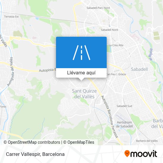 Mapa Carrer Vallespir