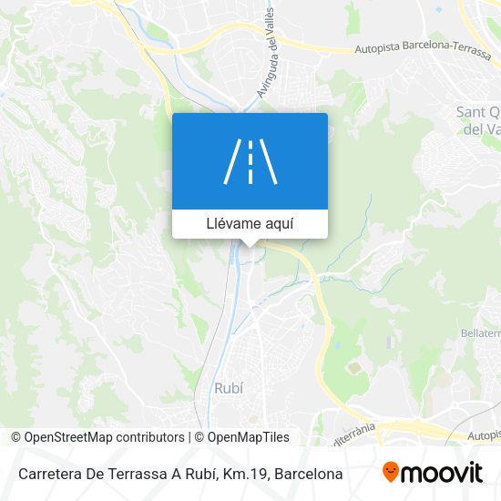 Mapa Carretera De Terrassa A Rubí, Km.19