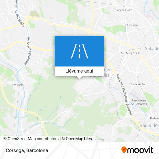 Mapa Còrsega