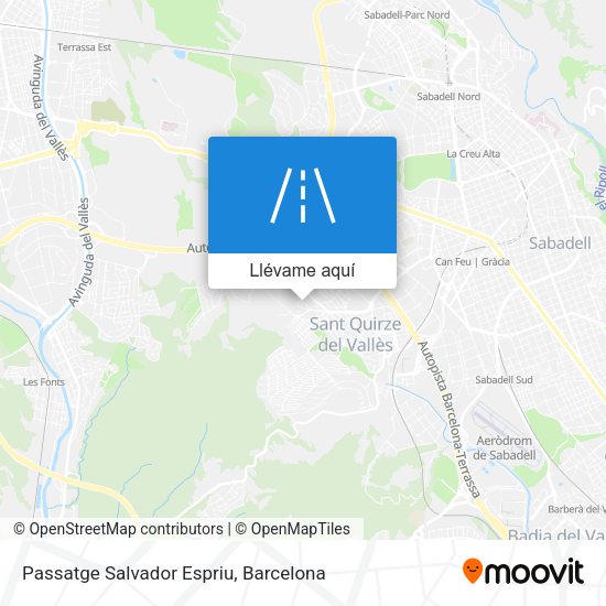 Mapa Passatge Salvador Espriu