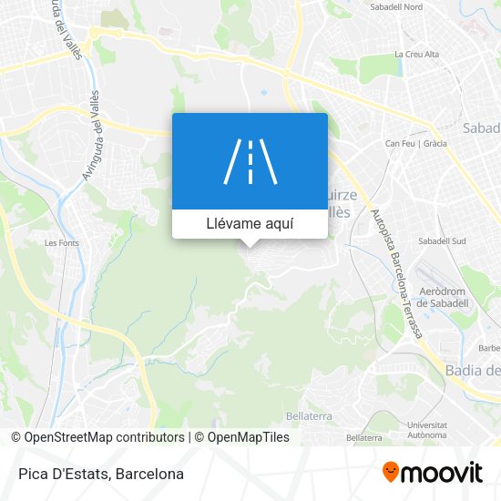 Mapa Pica D'Estats