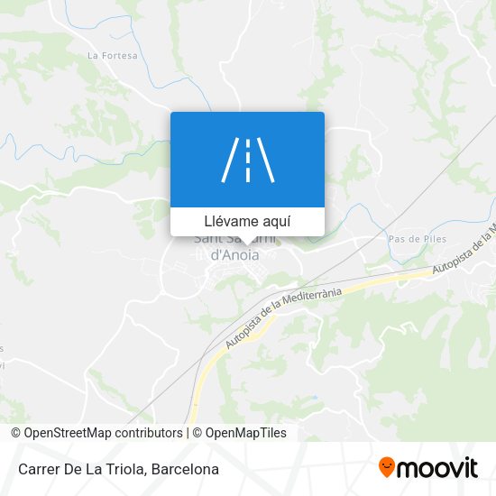 Mapa Carrer De La Triola