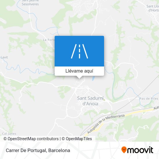 Mapa Carrer De Portugal