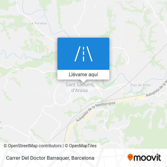 Mapa Carrer Del Doctor Barraquer