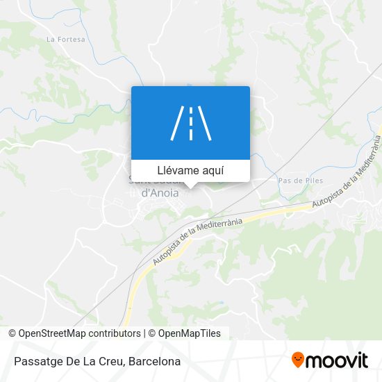 Mapa Passatge De La Creu