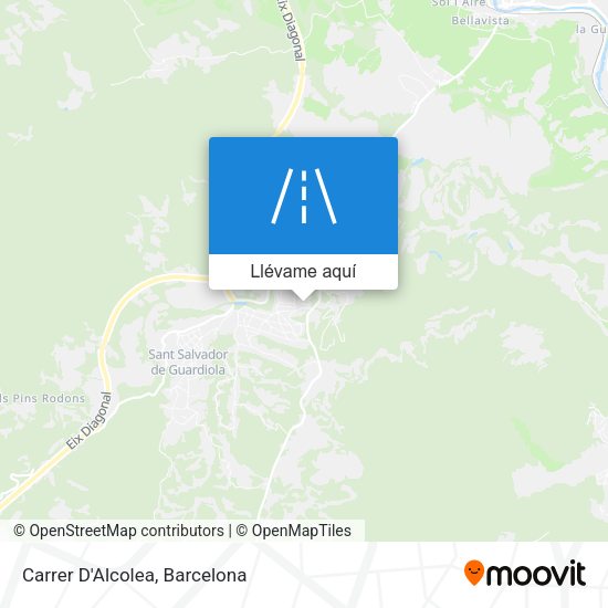Mapa Carrer D'Alcolea