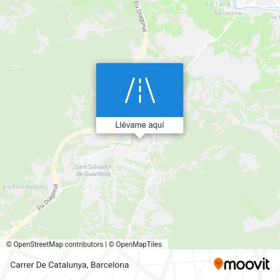 Mapa Carrer De Catalunya
