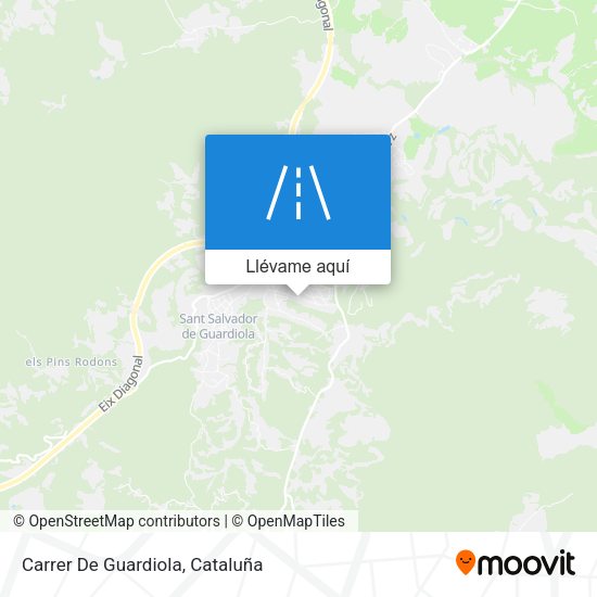 Mapa Carrer De Guardiola