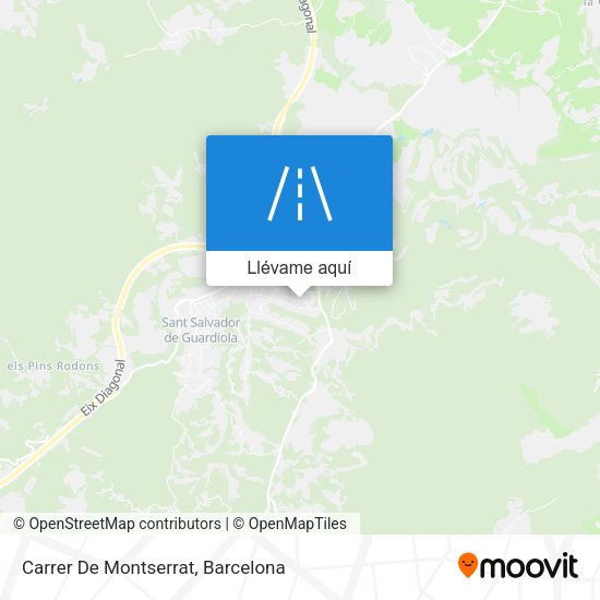 Mapa Carrer De Montserrat