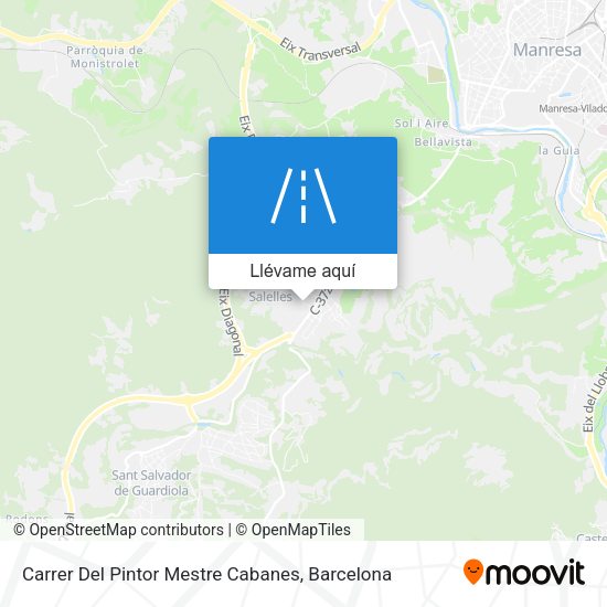 Mapa Carrer Del Pintor Mestre Cabanes