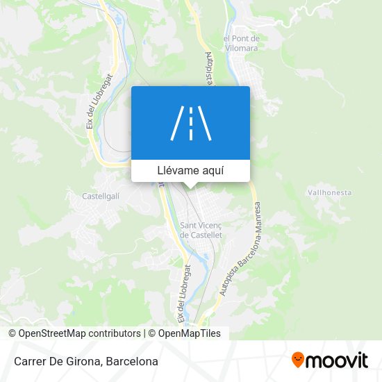 Mapa Carrer De Girona