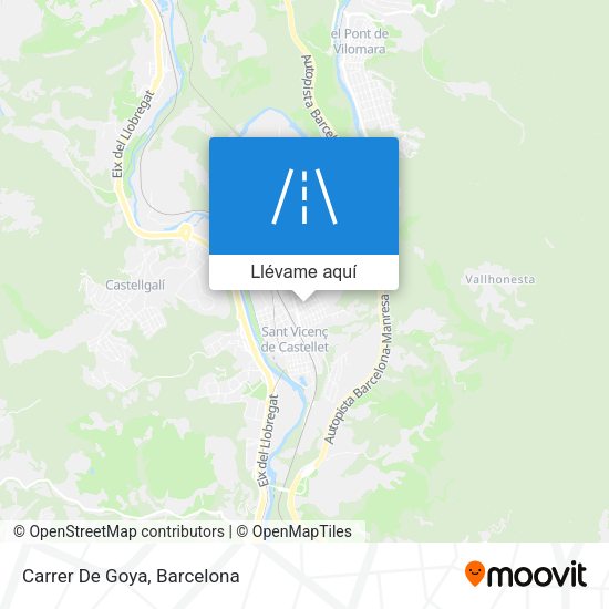 Mapa Carrer De Goya