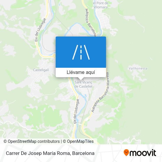 Mapa Carrer De Josep María Roma