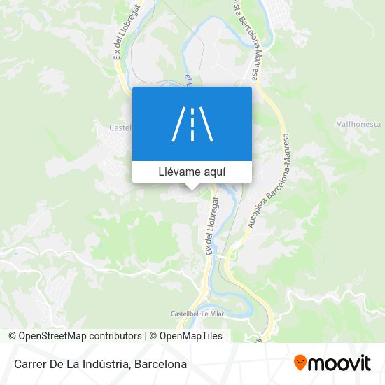 Mapa Carrer De La Indústria