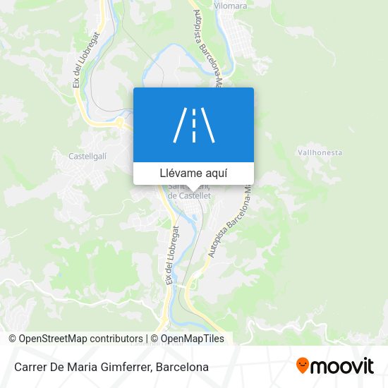 Mapa Carrer De Maria Gimferrer