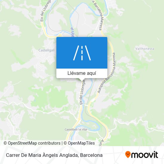 Mapa Carrer De Maria Àngels Anglada