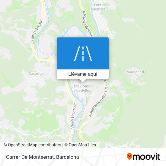 Mapa Carrer De Montserrat