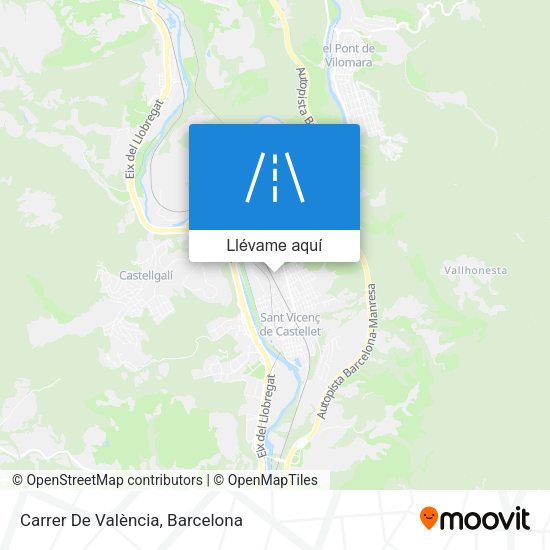 Mapa Carrer De València