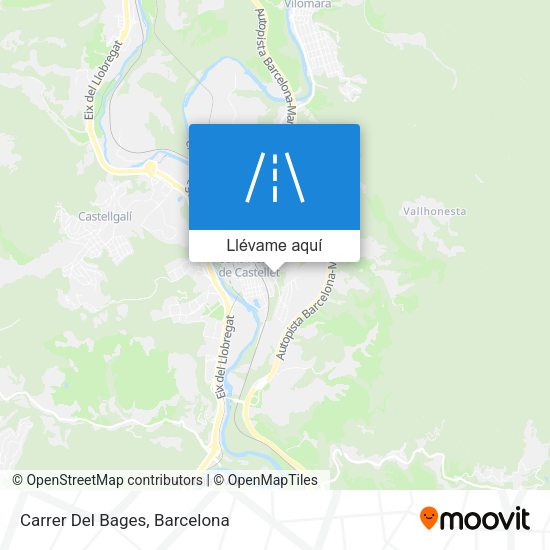 Mapa Carrer Del Bages
