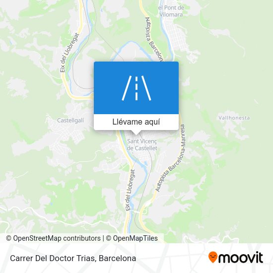 Mapa Carrer Del Doctor Trias
