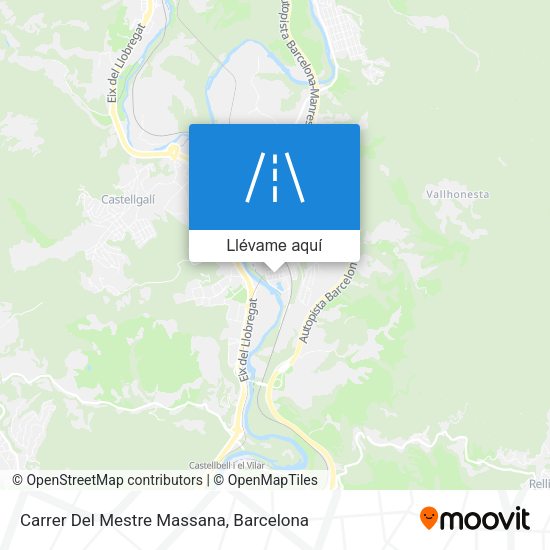 Mapa Carrer Del Mestre Massana