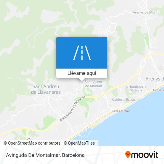 Mapa Avinguda De Montalmar