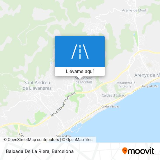 Mapa Baixada De La Riera