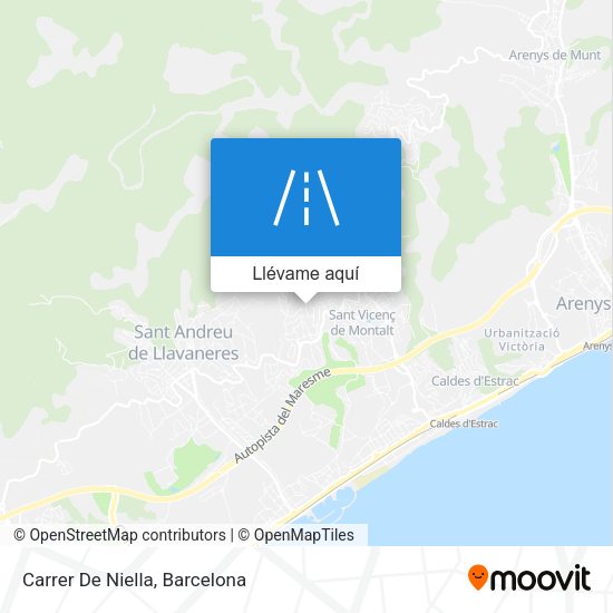 Mapa Carrer De Niella