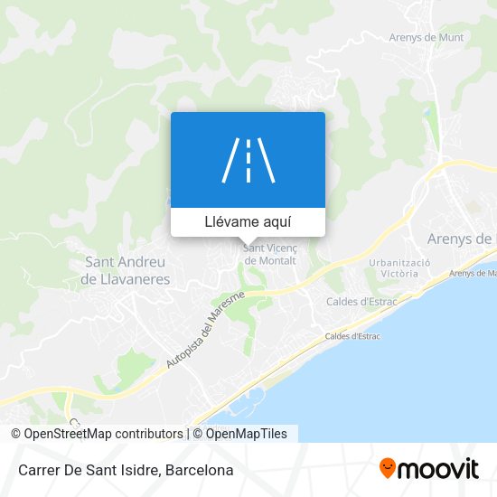 Mapa Carrer De Sant Isidre