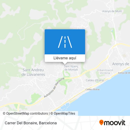 Mapa Carrer Del Bonaire