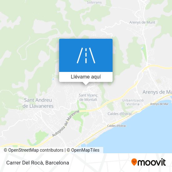 Mapa Carrer Del Rocà