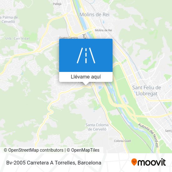Mapa Bv-2005 Carretera A Torrelles