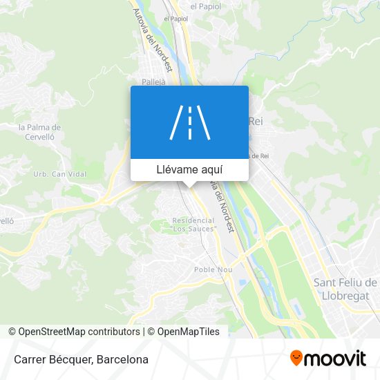 Mapa Carrer Bécquer