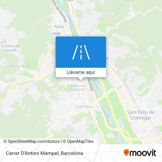 Mapa Carrer D'Antoni Mampel