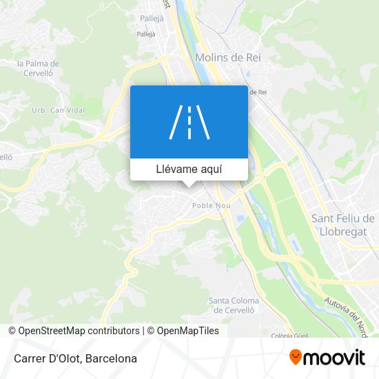 Mapa Carrer D'Olot