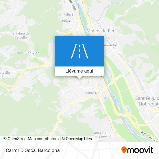 Mapa Carrer D'Osca