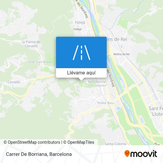 Mapa Carrer De Borriana