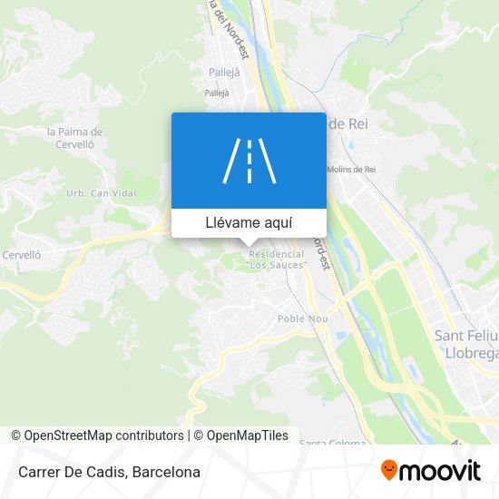 Mapa Carrer De Cadis