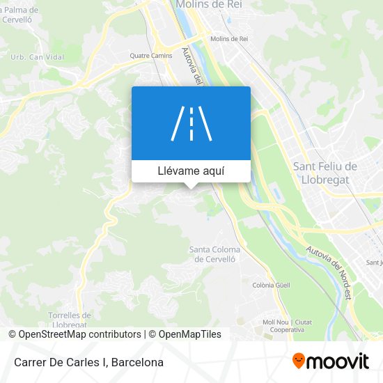 Mapa Carrer De Carles I