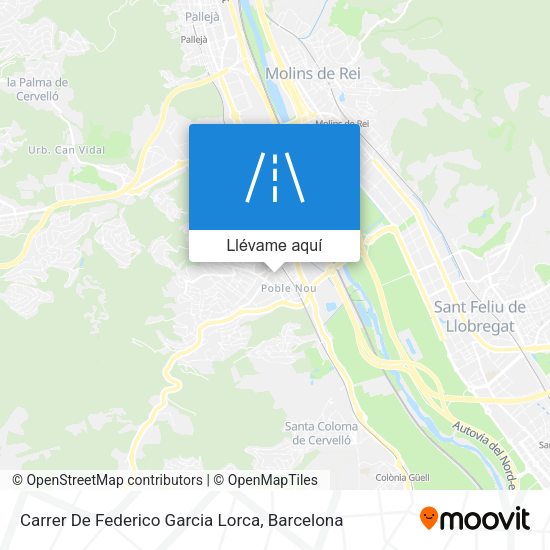 Mapa Carrer De Federico Garcia Lorca