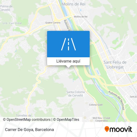 Mapa Carrer De Goya