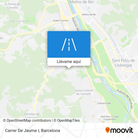 Mapa Carrer De Jaume I