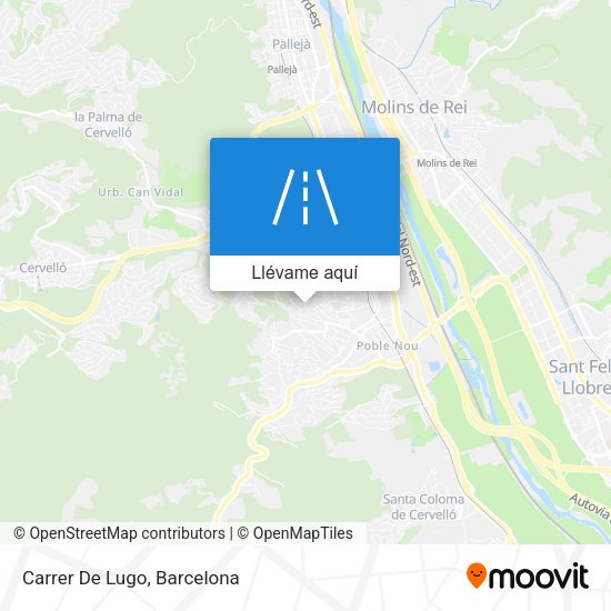 Mapa Carrer De Lugo