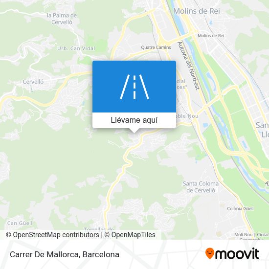 Mapa Carrer De Mallorca