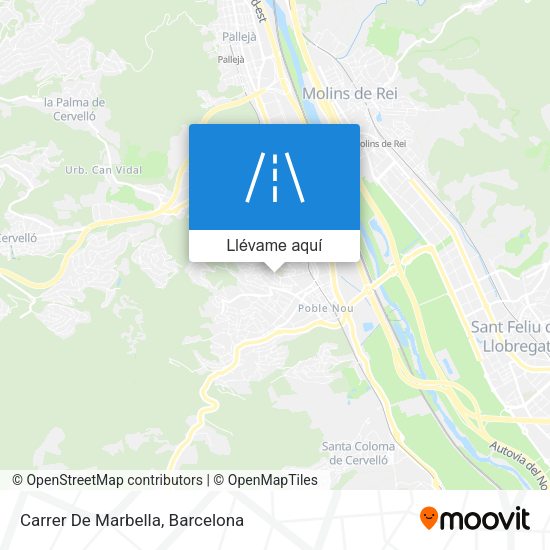 Mapa Carrer De Marbella