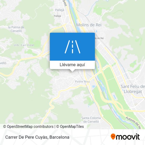 Mapa Carrer De Pere Cuyàs