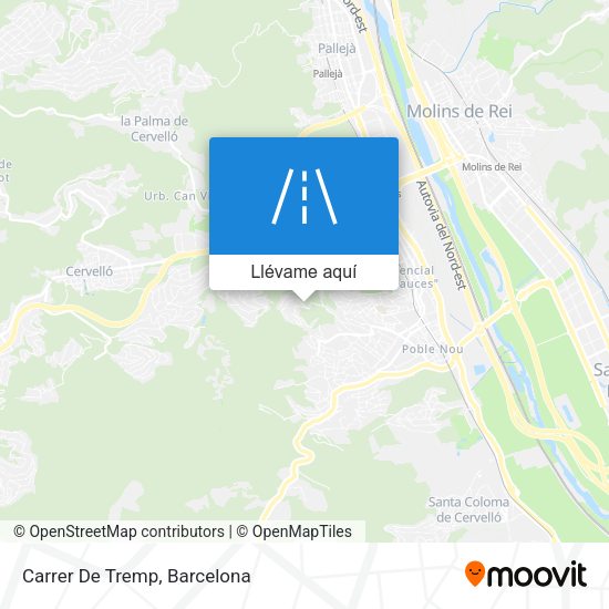 Mapa Carrer De Tremp