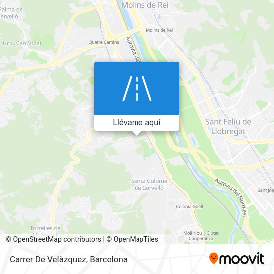 Mapa Carrer De Velàzquez
