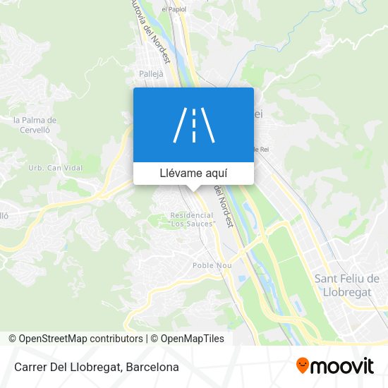 Mapa Carrer Del Llobregat