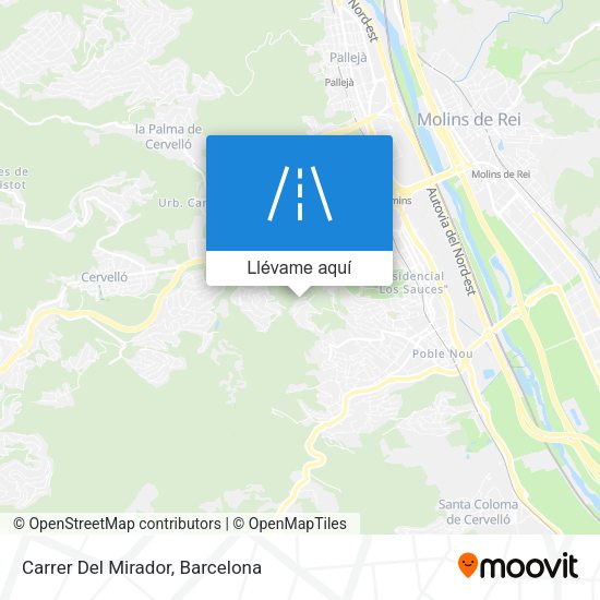 Mapa Carrer Del Mirador
